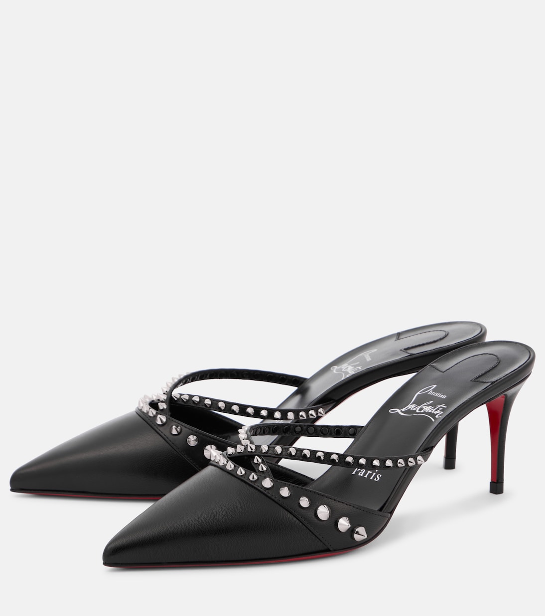 Tatoosh 70 studded leather mules | Christian Louboutin