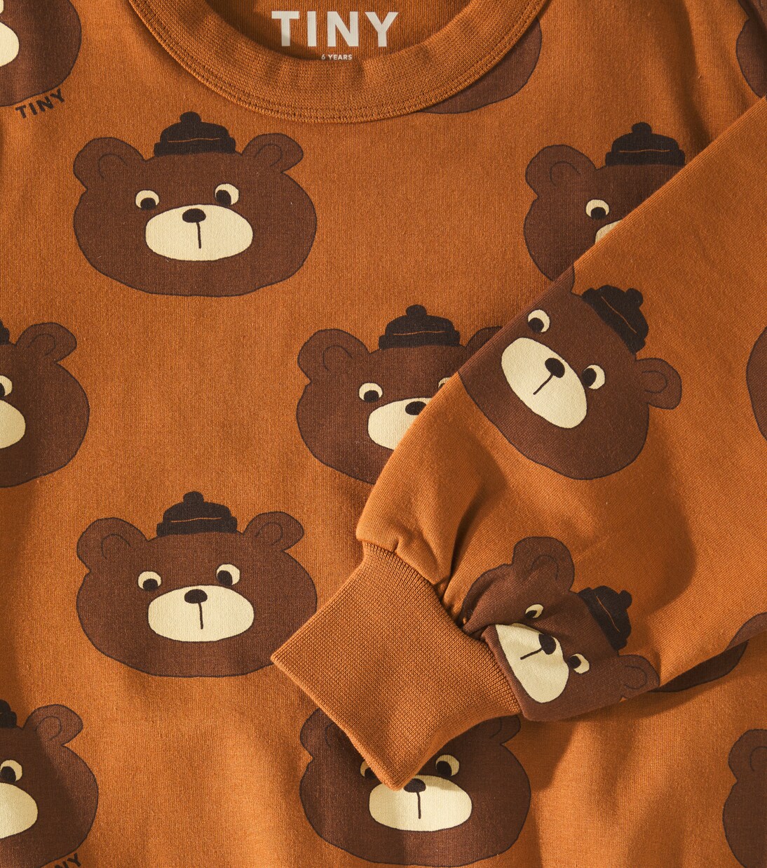 Bears cotton-blend jersey sweatshirt | Tinycottons