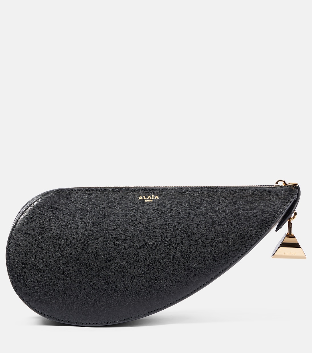 Le Demi Cœur leather clutch | Alaïa