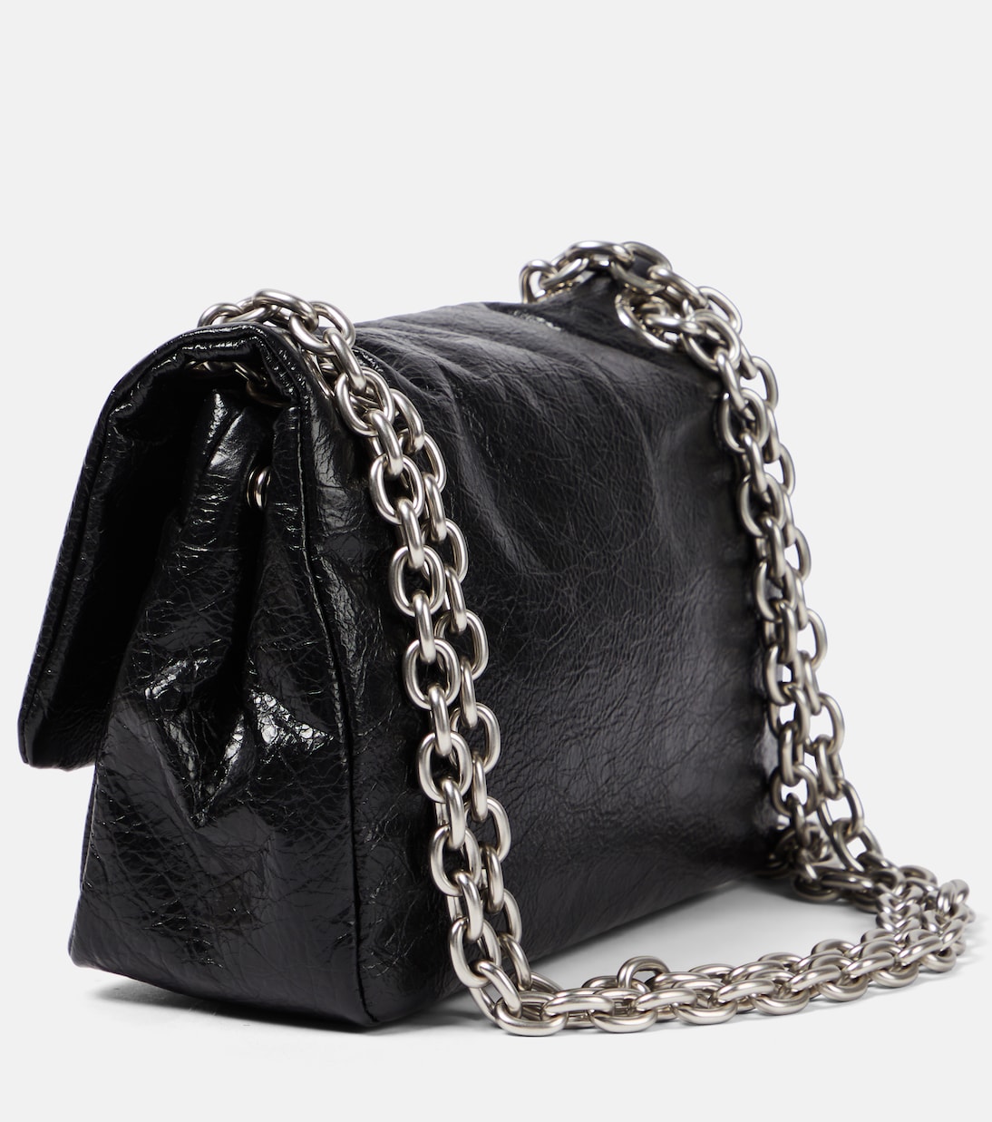 Monaco Mini BB leather shoulder bag | Balenciaga
