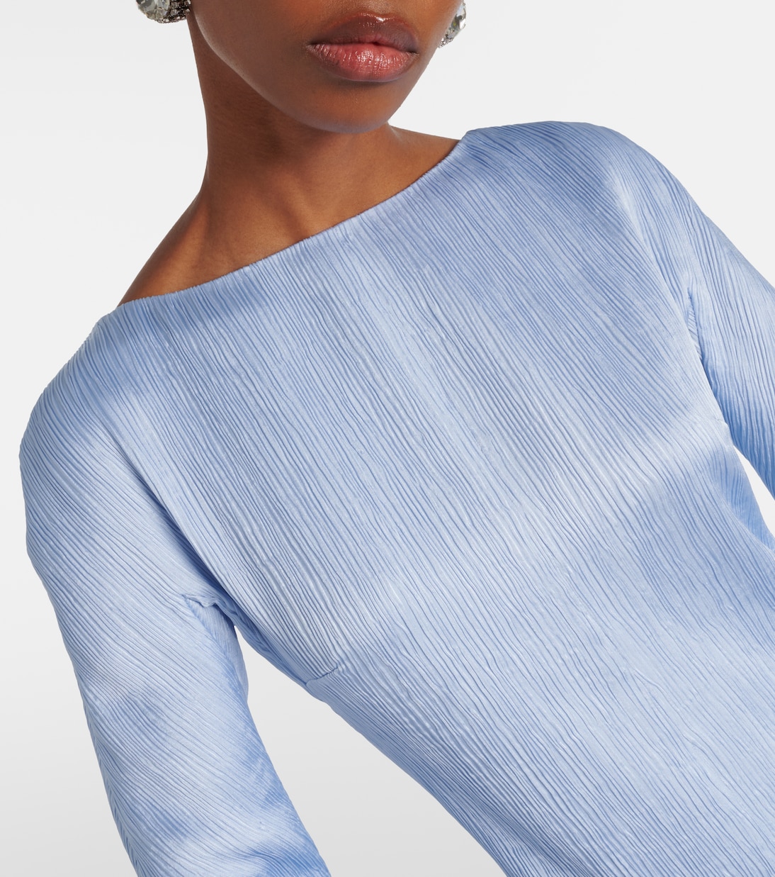 Robe Uriela aus Satin | Emilia Wickstead