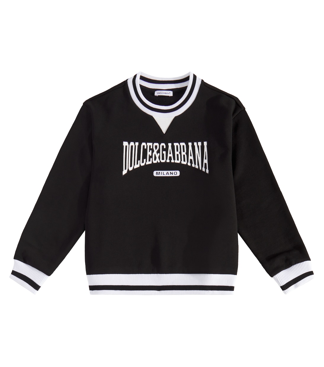 Logo cotton jersey sweatshirt | Dolce&Gabbana Kids