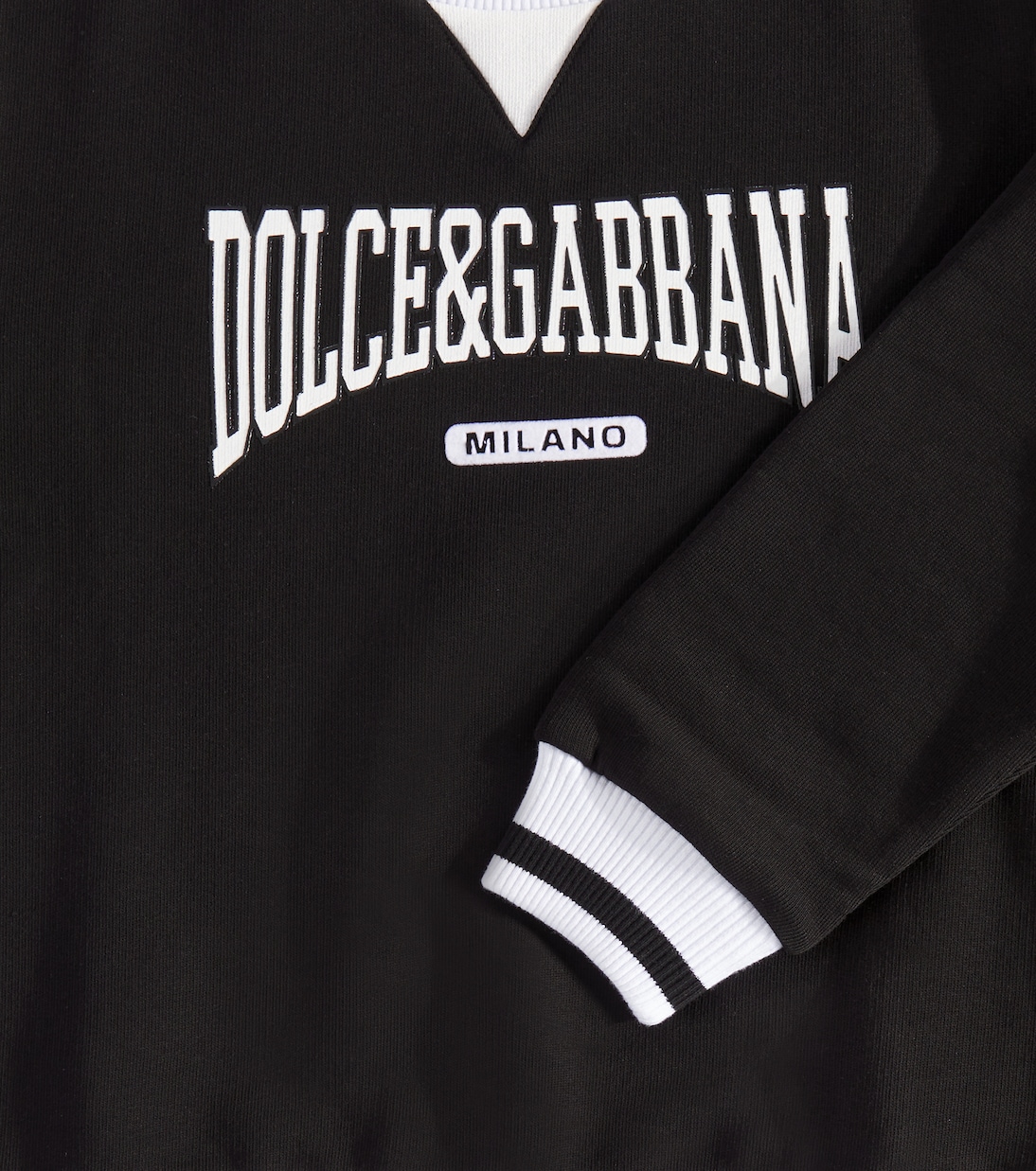 Logo cotton jersey sweatshirt | Dolce&Gabbana Kids