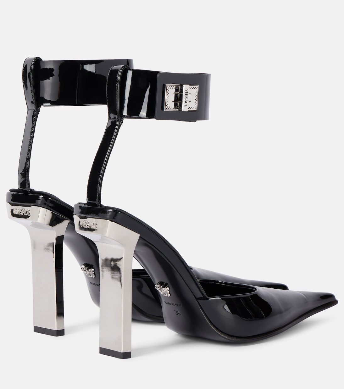 Pumps aus Lackleder | Versace