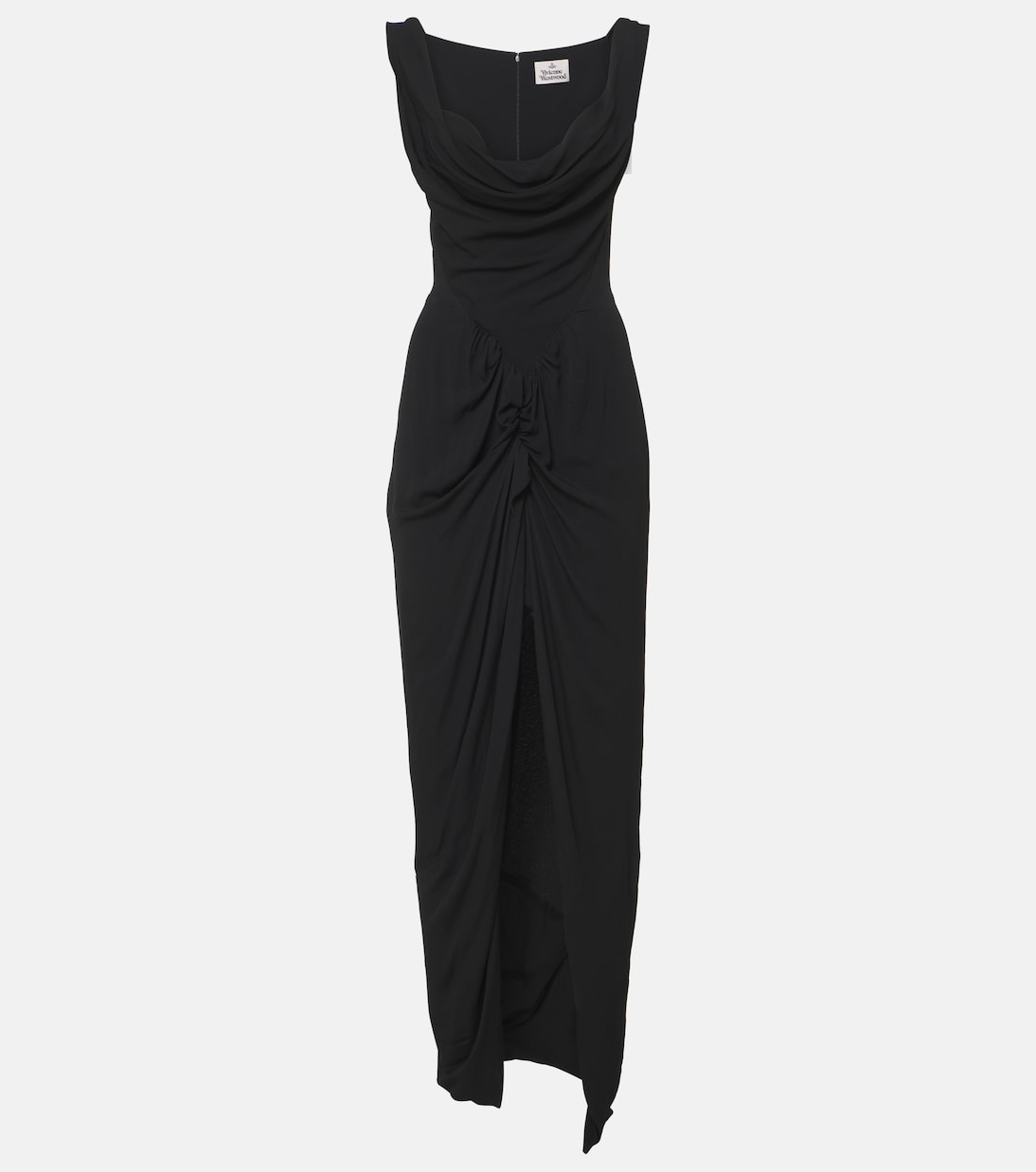 Panther gathered asymmetric maxi dress | Vivienne Westwood
