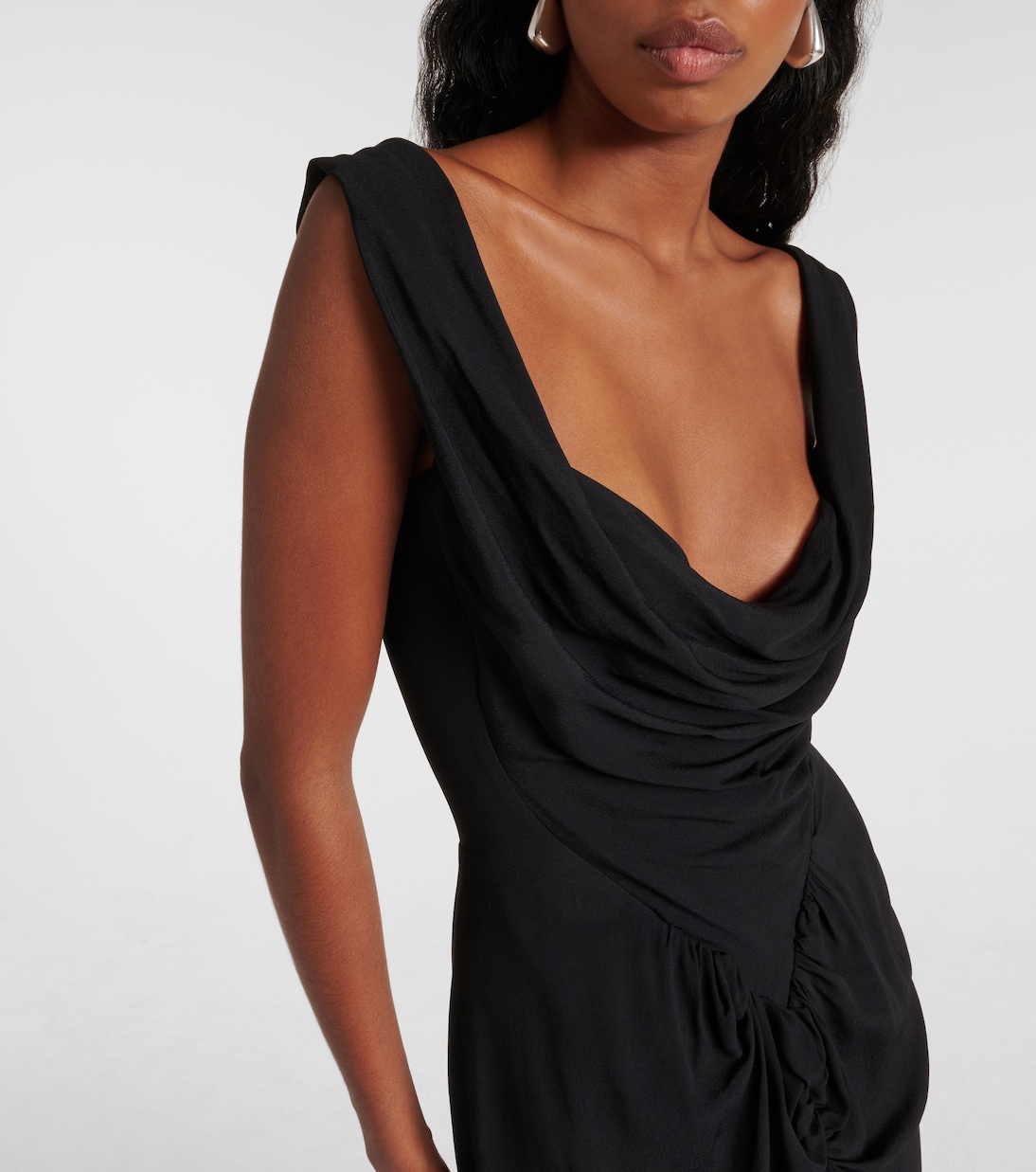 Panther gathered asymmetric maxi dress | Vivienne Westwood