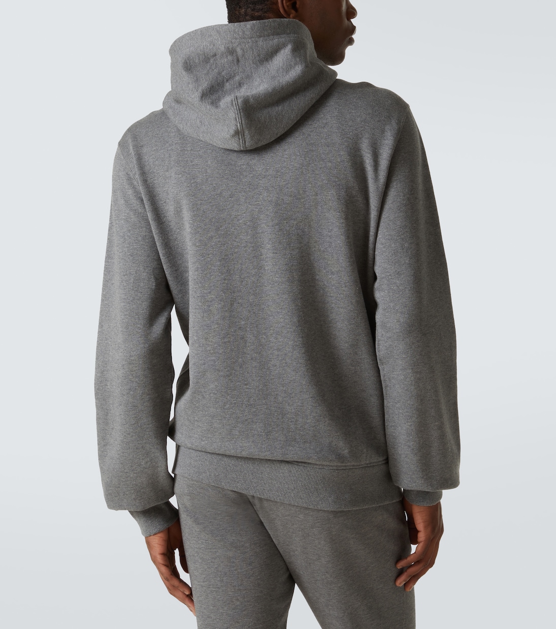 Logo cotton jersey zip-up hoodie | Dolce&Gabbana