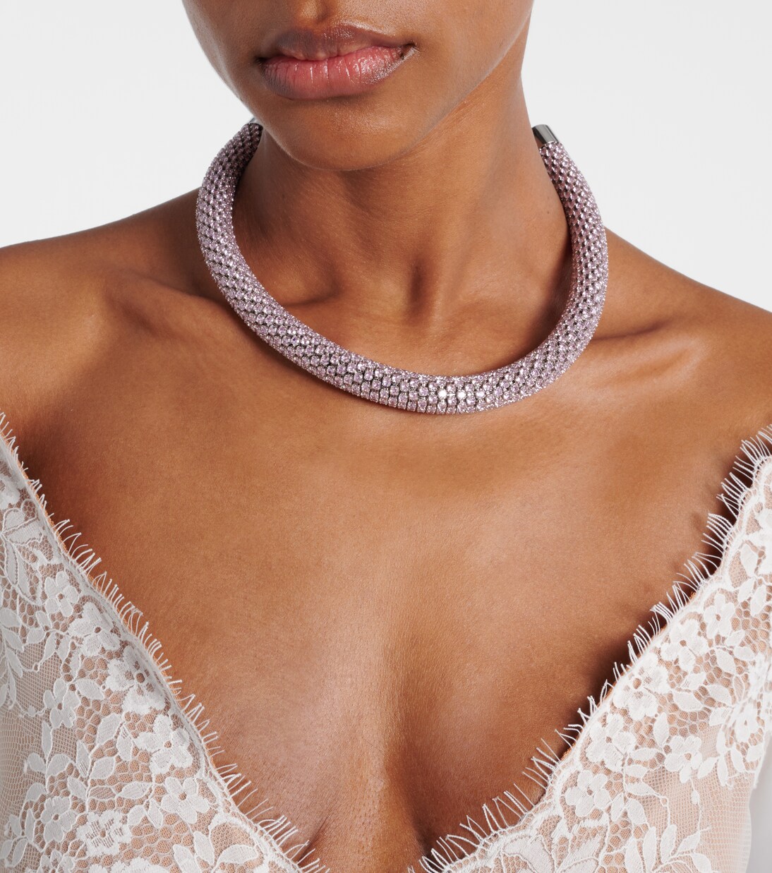 Choker mit Kristallen | Self-Portrait