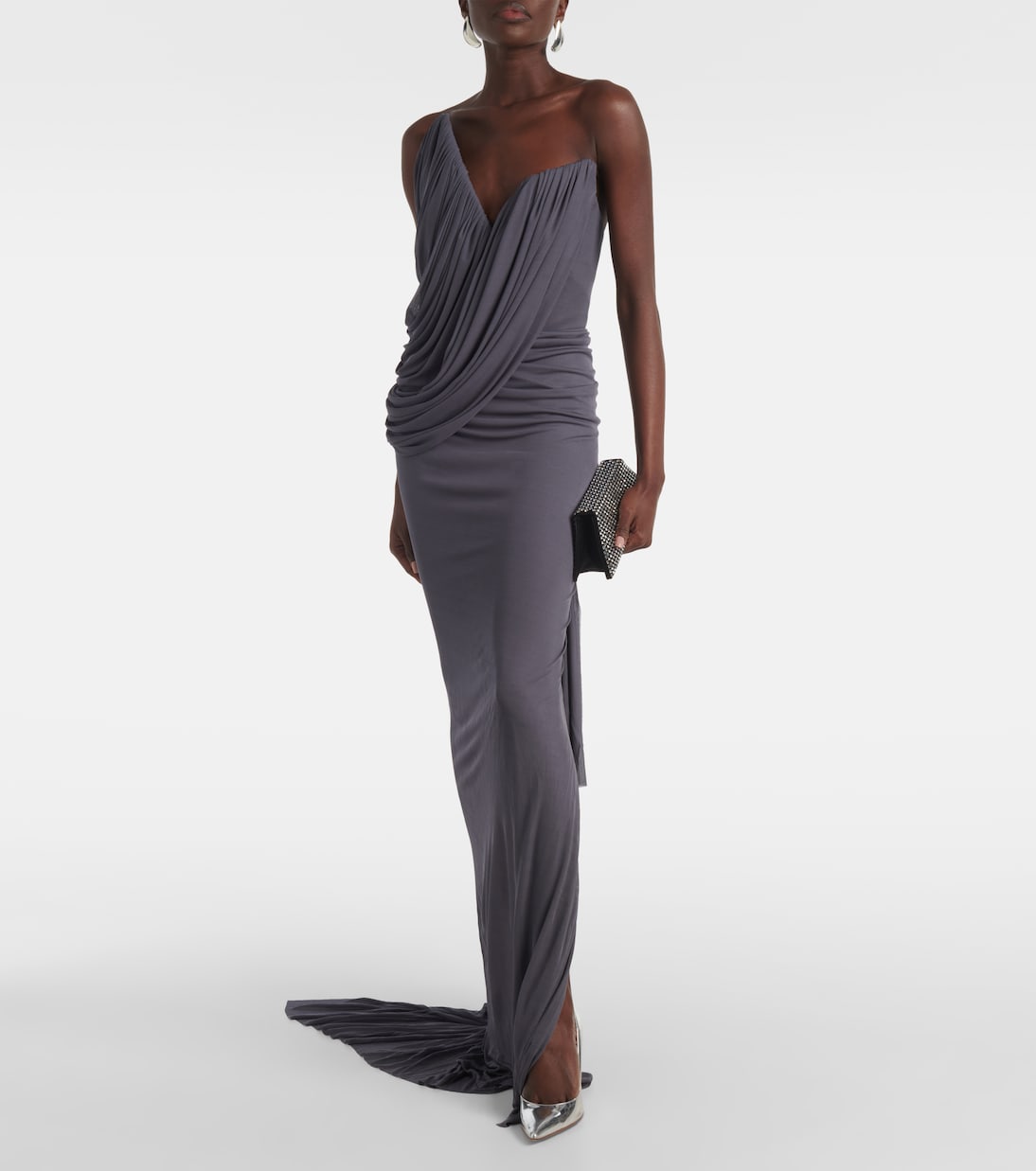Systema gathered jersey gown | Maticevski