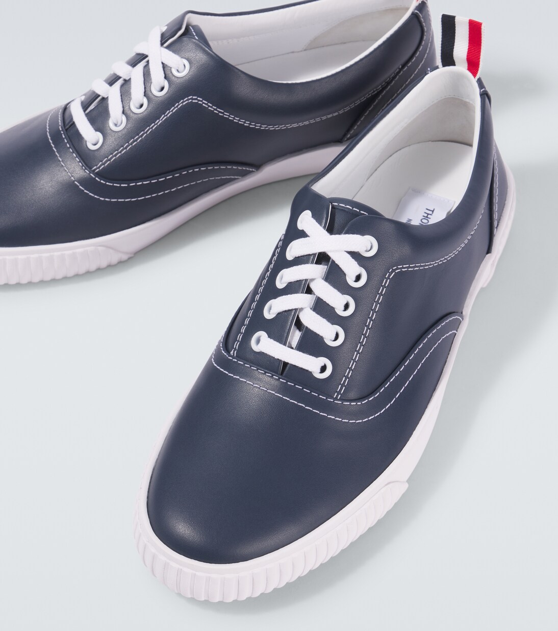 Heritage leather sneakers | Thom Browne