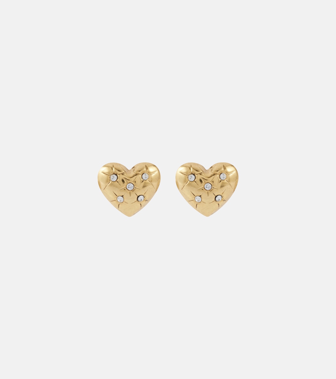 Jadon crystal-embellished heart earrings | Jennifer Behr
