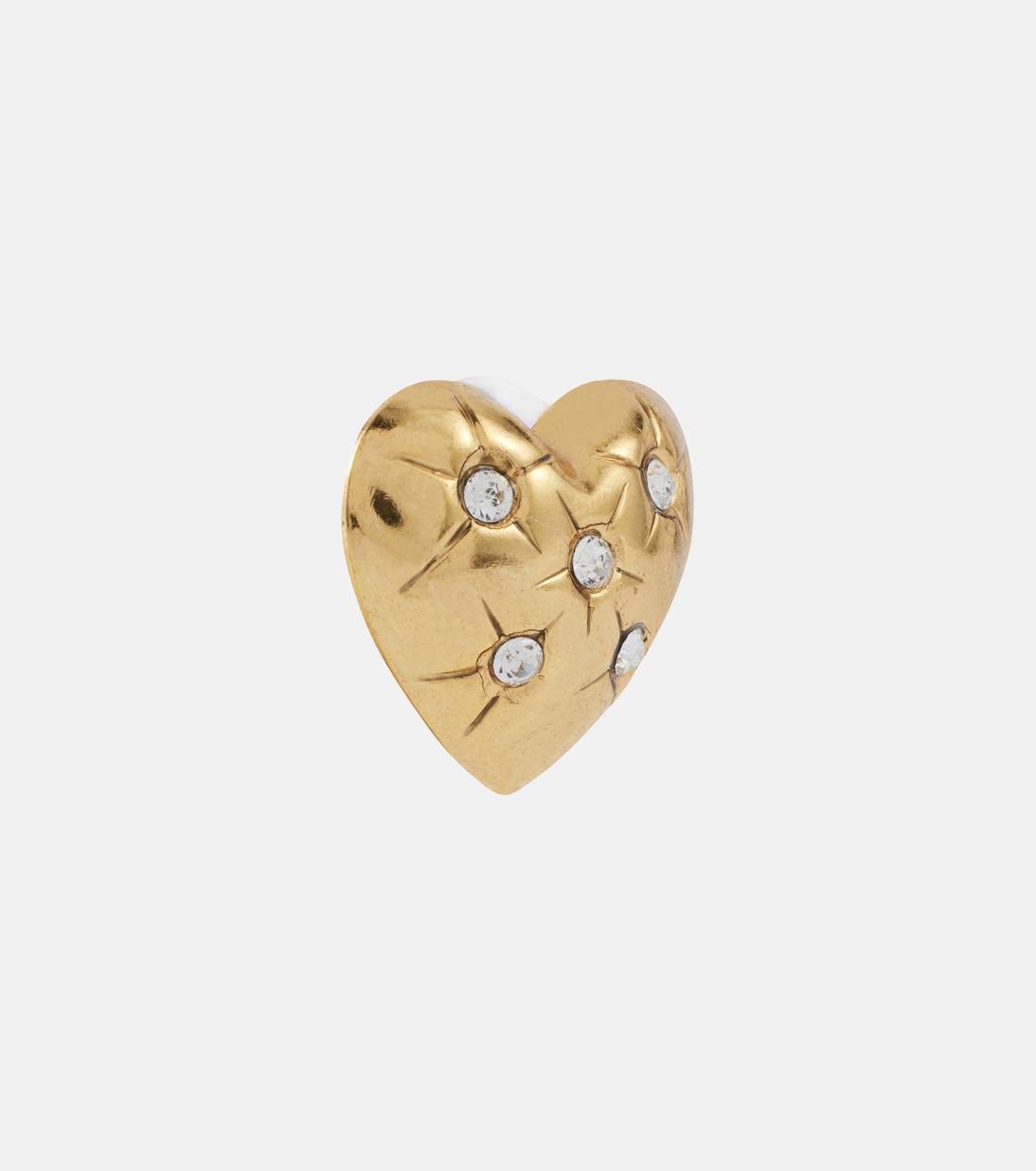 Jadon crystal-embellished heart earrings | Jennifer Behr