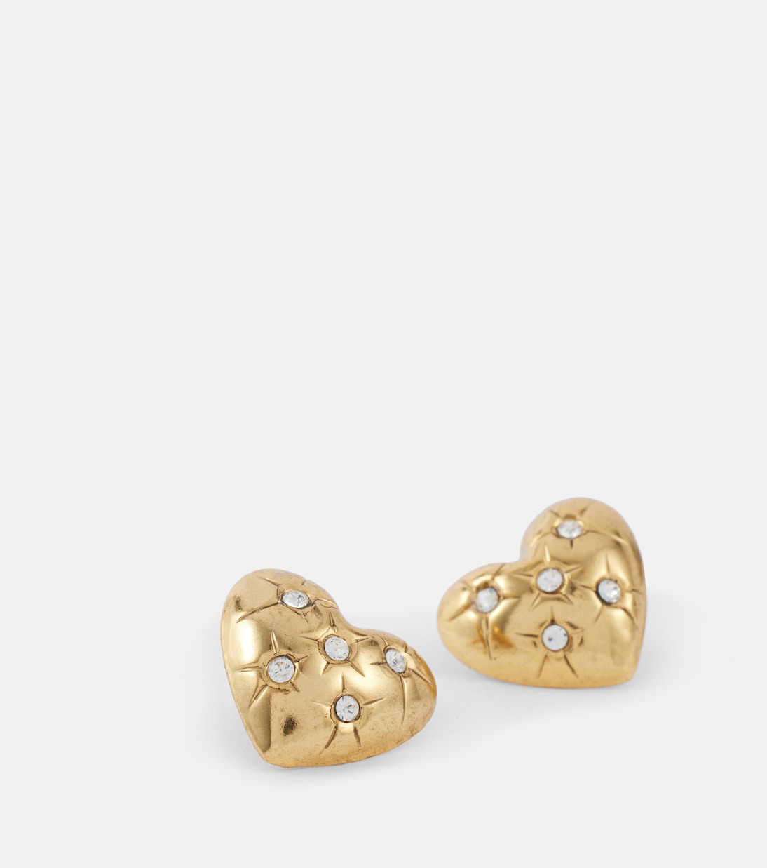 Jadon crystal-embellished heart earrings | Jennifer Behr