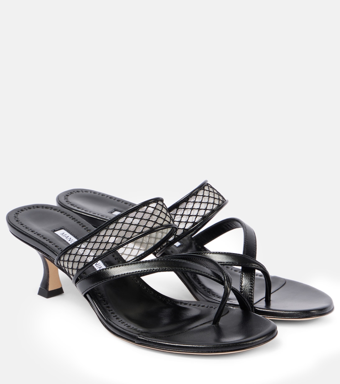 Sandalen Sulna 50 aus Leder | Manolo Blahnik