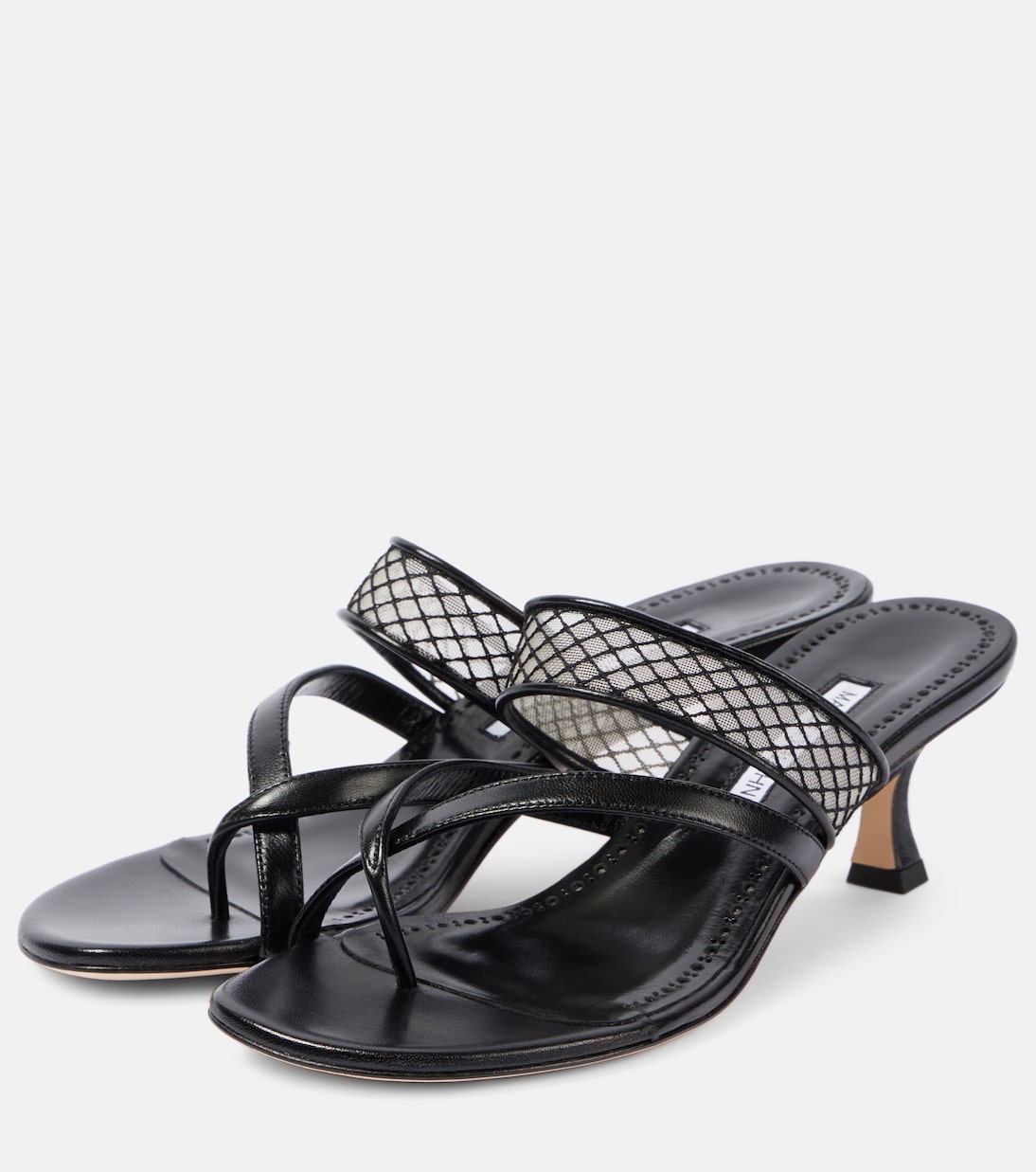 Sandalen Sulna 50 aus Leder | Manolo Blahnik