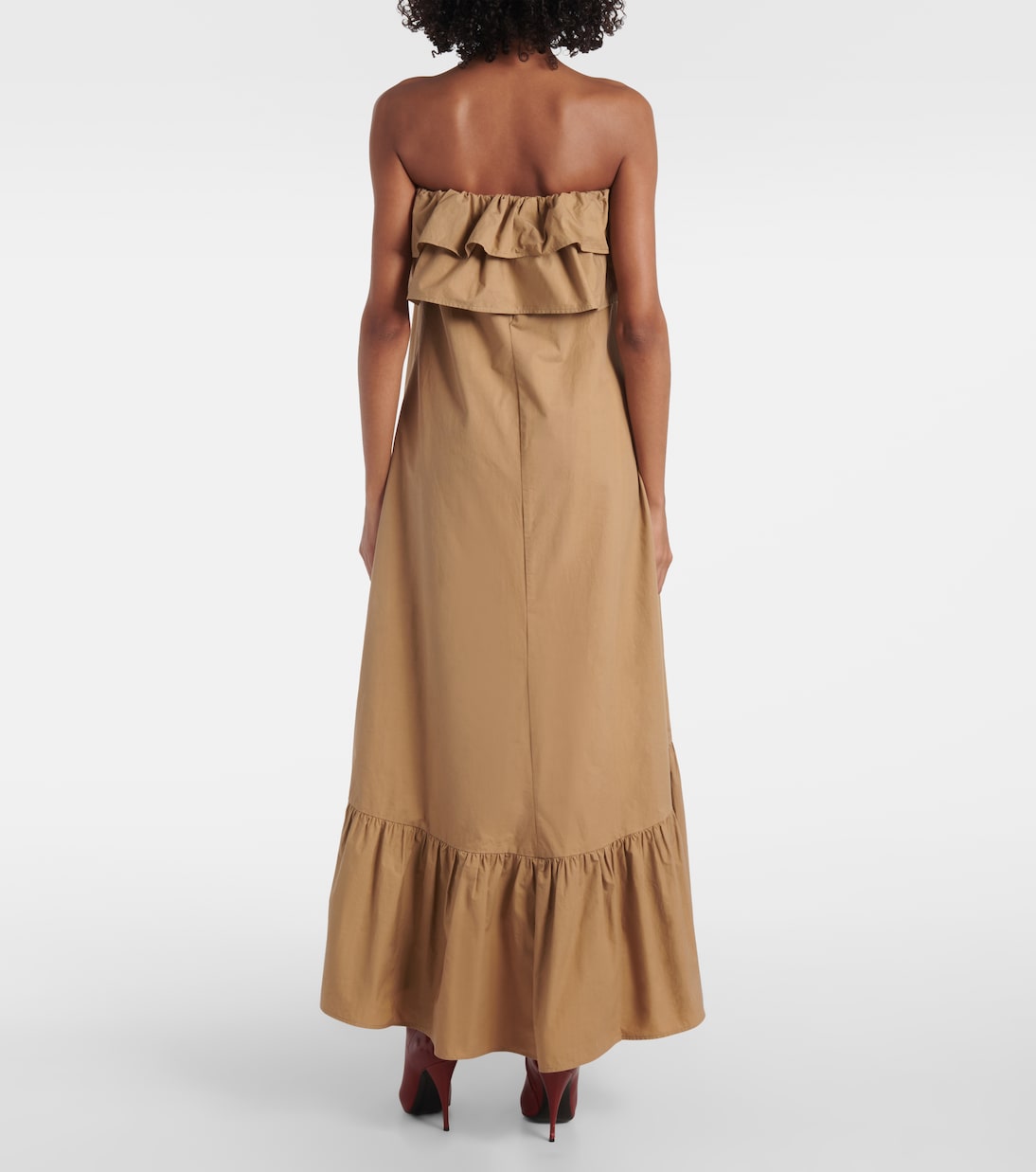 Maxikleid aus Baumwolle | Saint Laurent