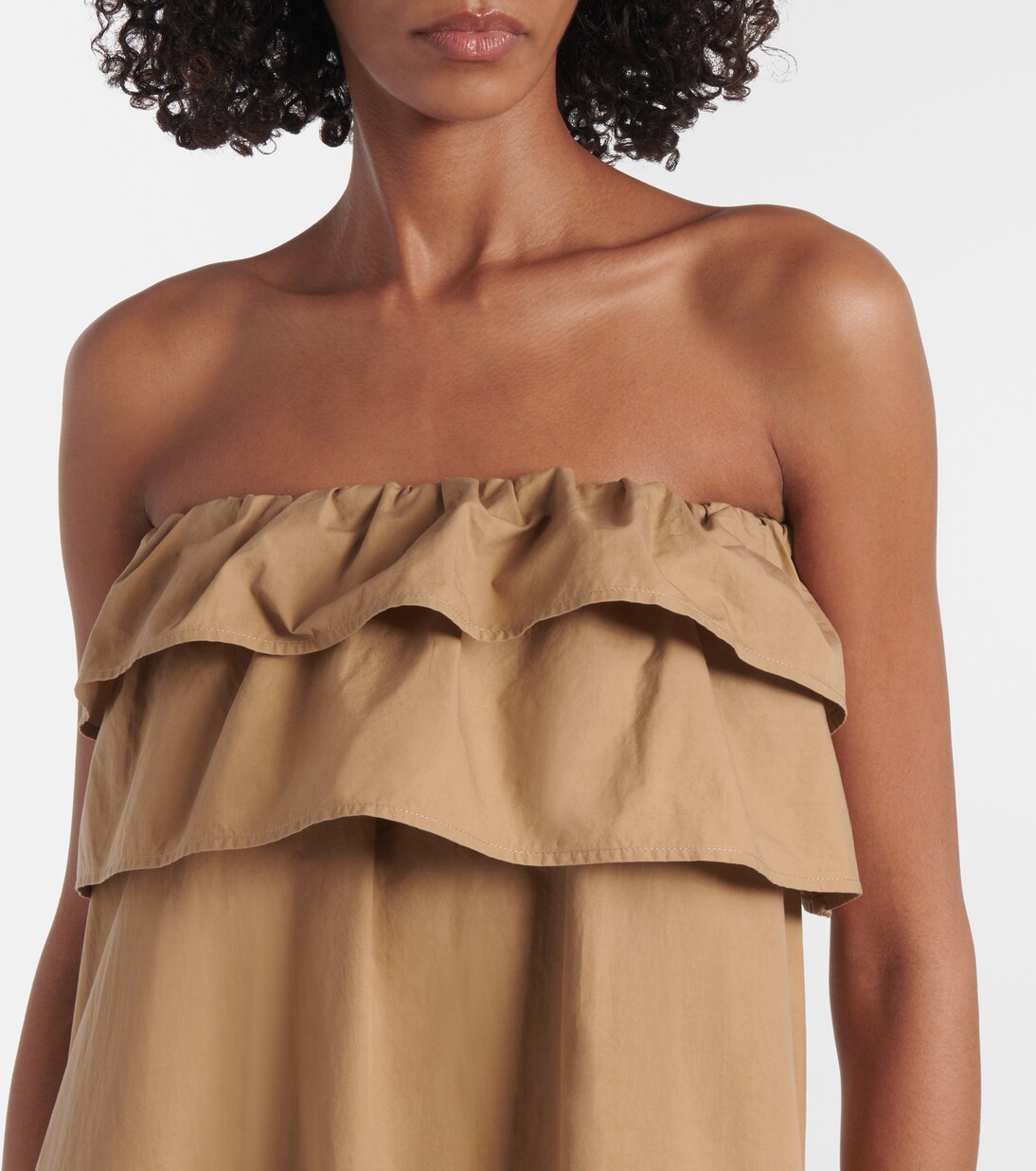 Maxikleid aus Baumwolle | Saint Laurent