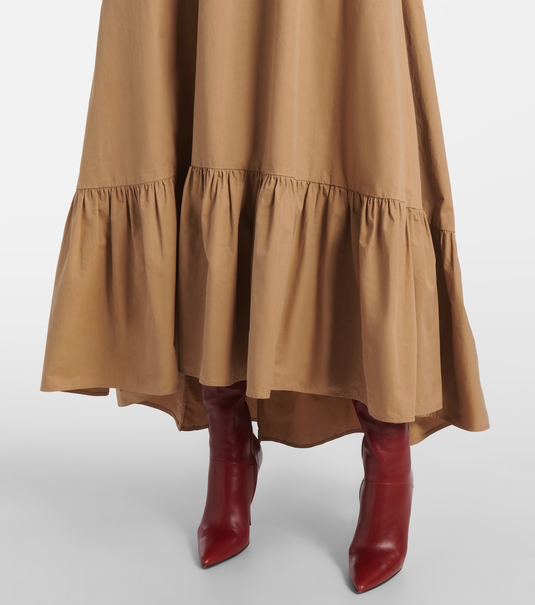 Maxikleid aus Baumwolle | Saint Laurent