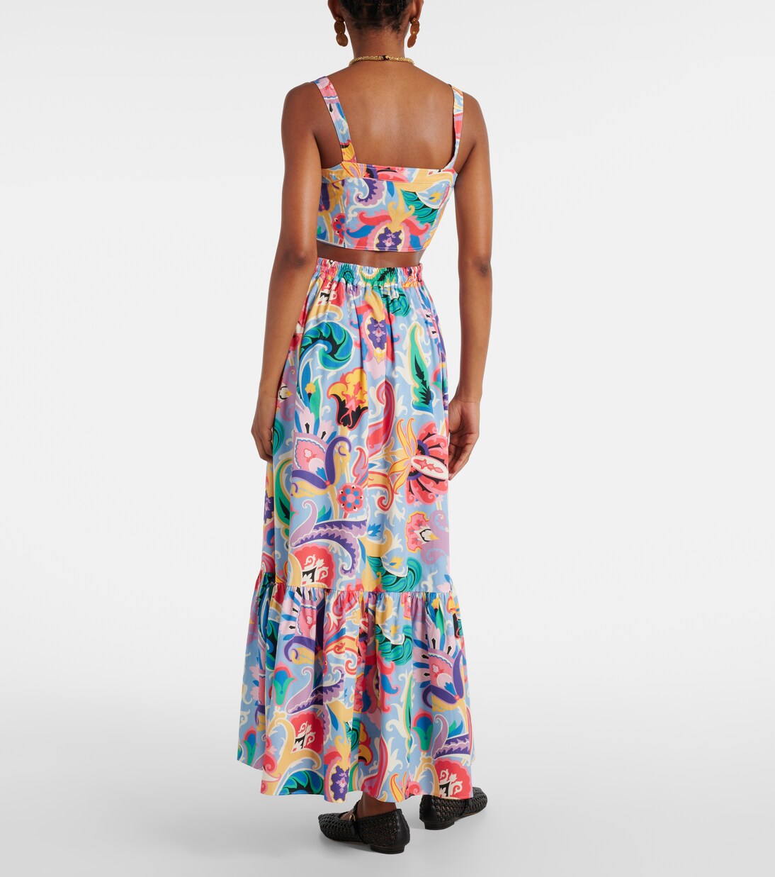 Bedruckter Maxirock aus Baumwolle | Etro