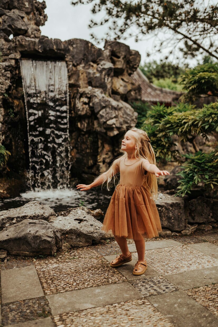 Robe Timie en jersey et tulle | Donsje