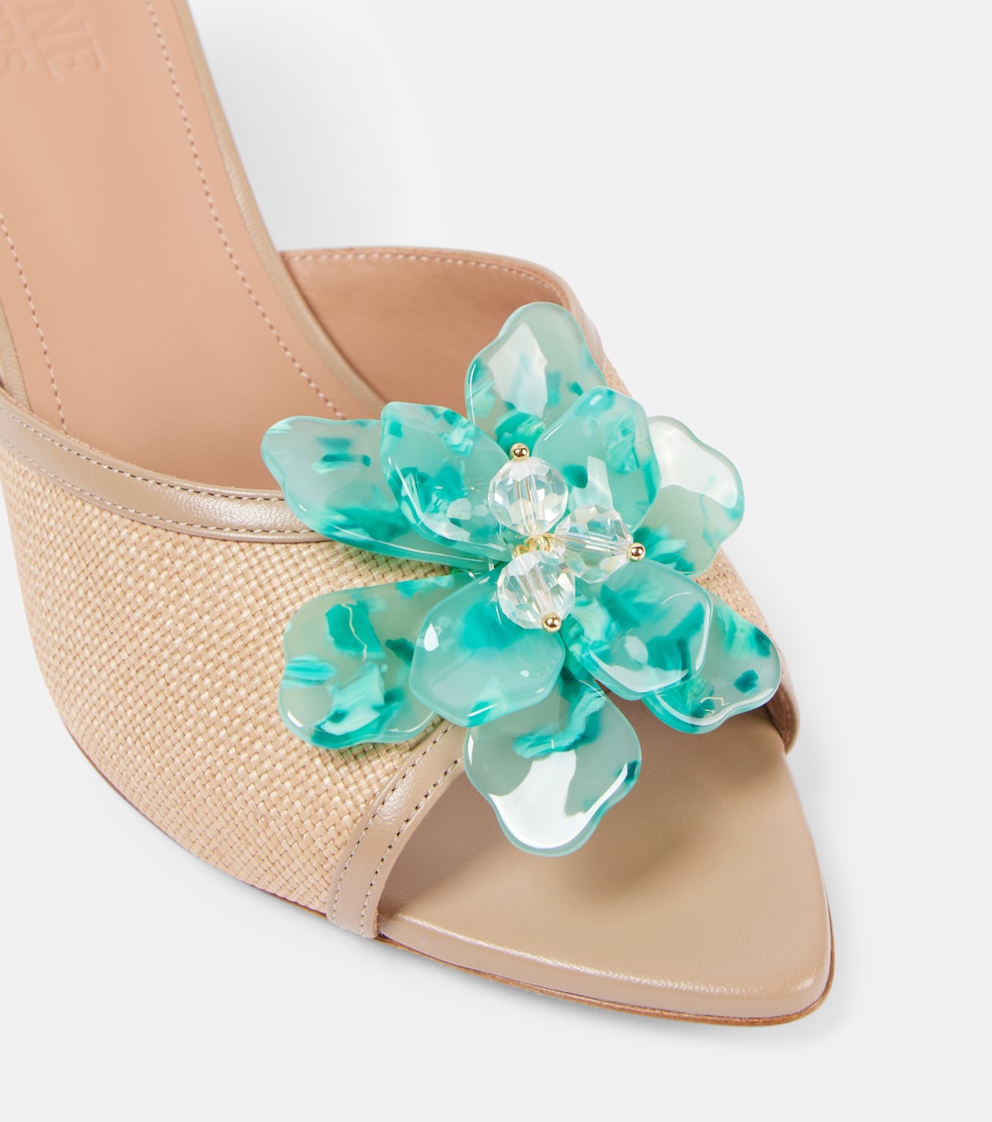 Verzierte Pantoletten Cyd 70 mit Leder | Malone Souliers