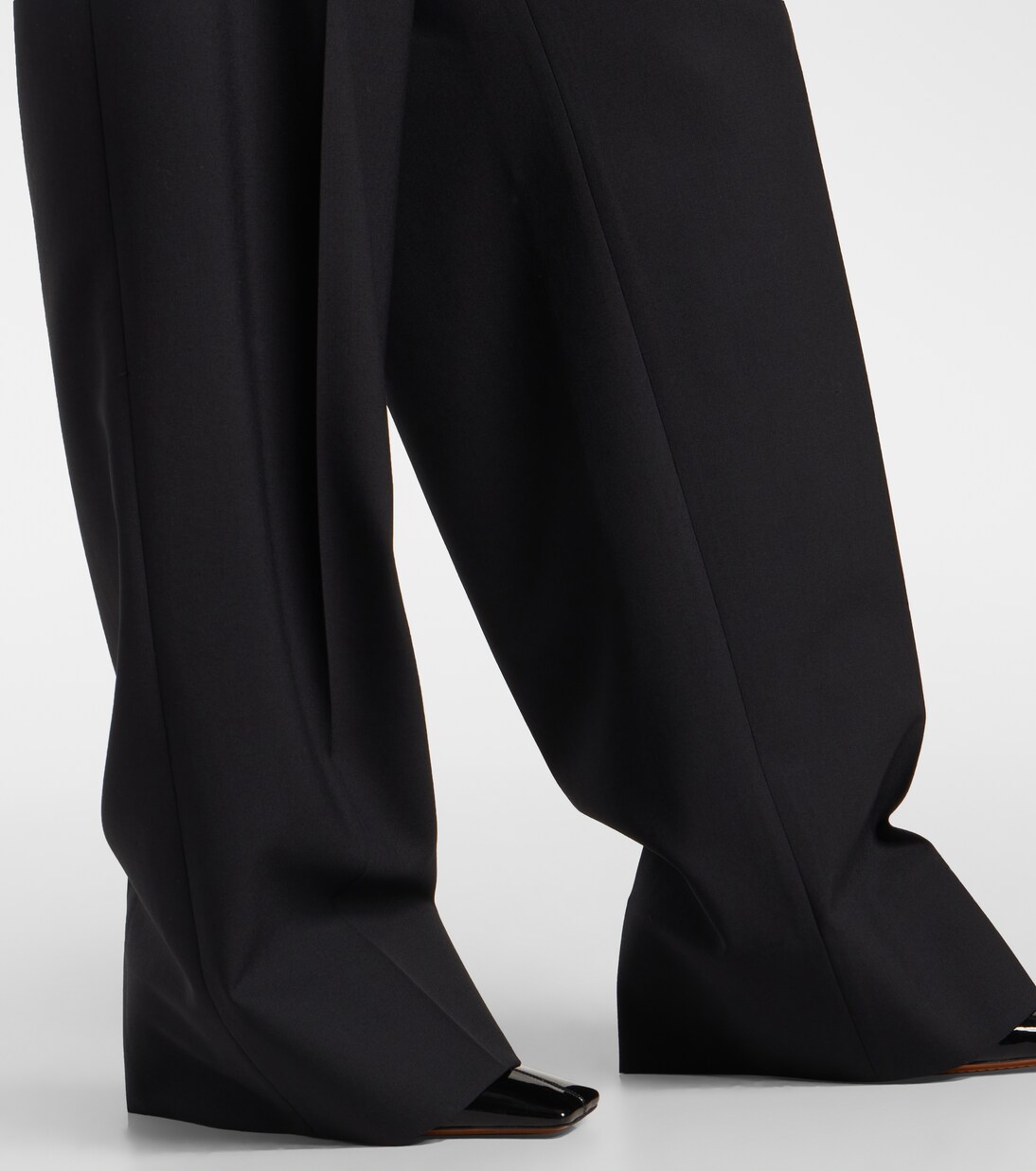 High-Rise-Hose aus Wolle | Stella McCartney