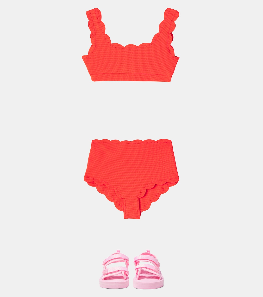 Santa Monica scalloped bikini bottoms | Marysia Bumby
