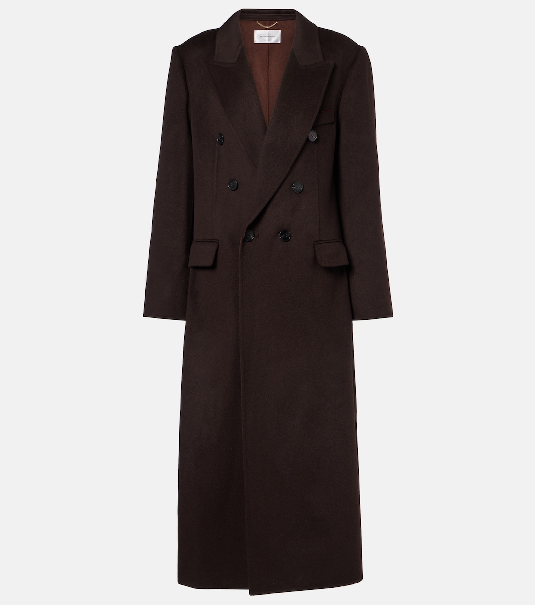 Double-breasted wool and cashmere coat | Victoria Beckham