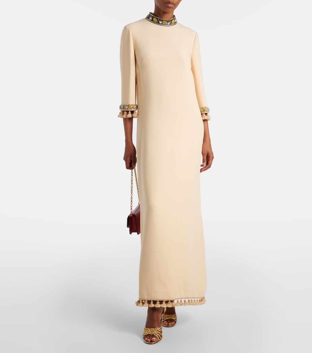 Cady Couture embellished silk gown | Valentino