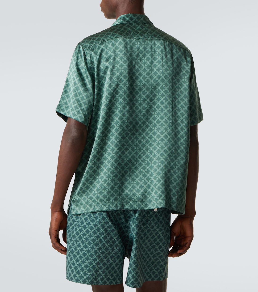 Bedrucktes Hemd Roberto aus Seide | Frescobol Carioca