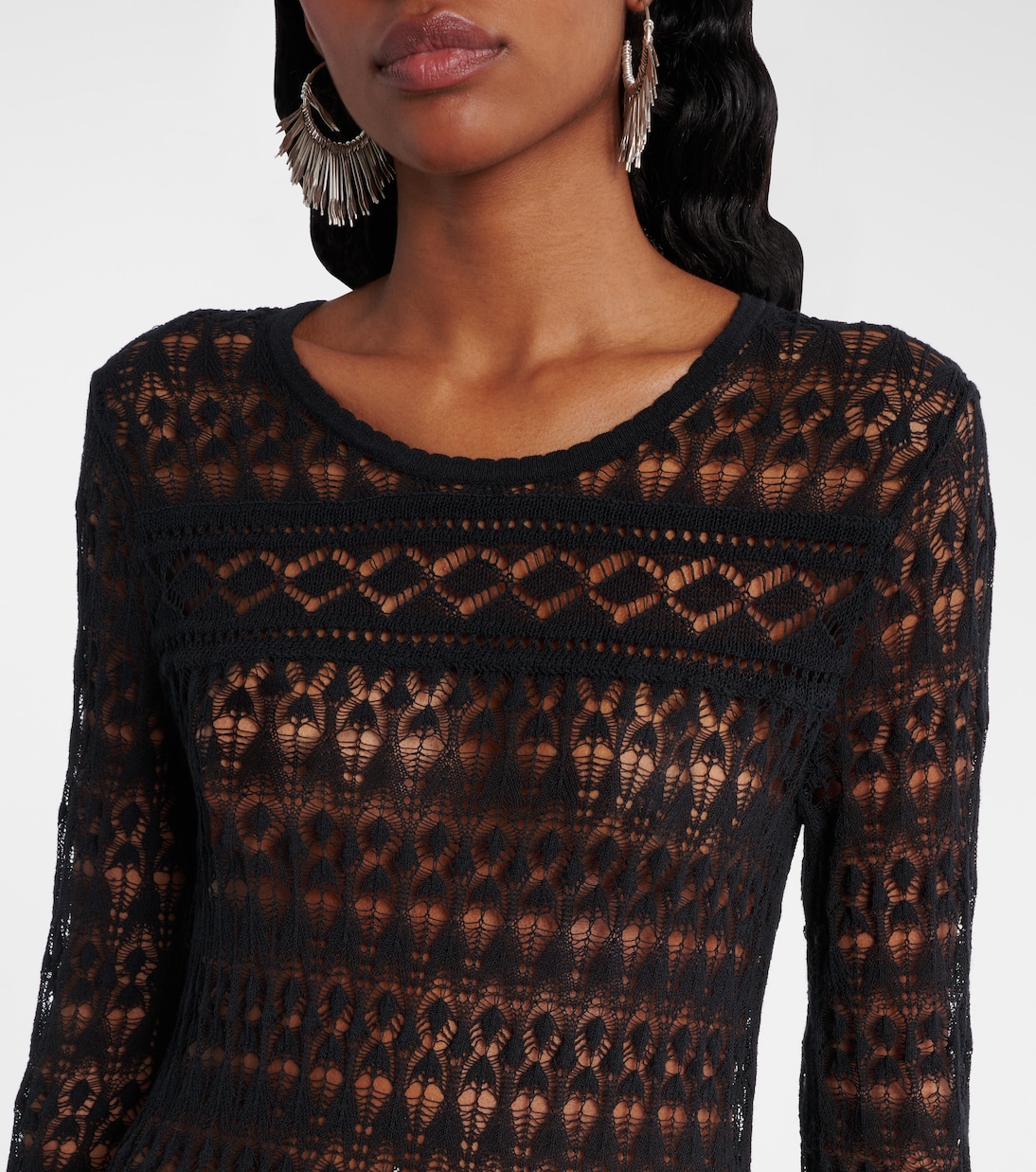 Abito lungo Paloma in crochet di misto cotone | Isabel Marant