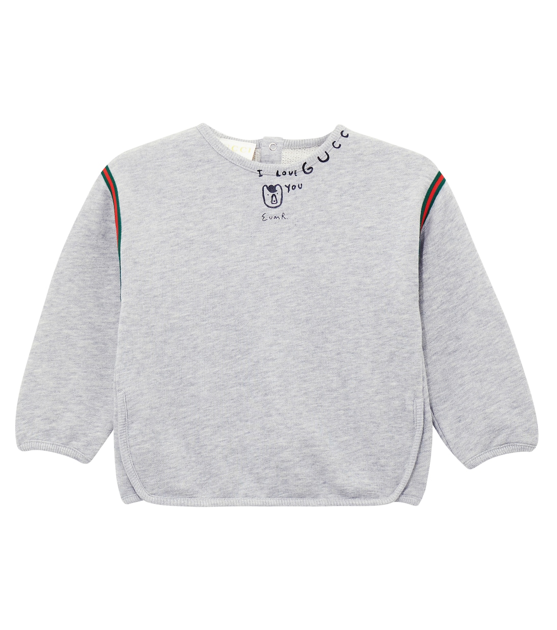 Baby printed cotton fleece sweatshirt | Gucci Kids
