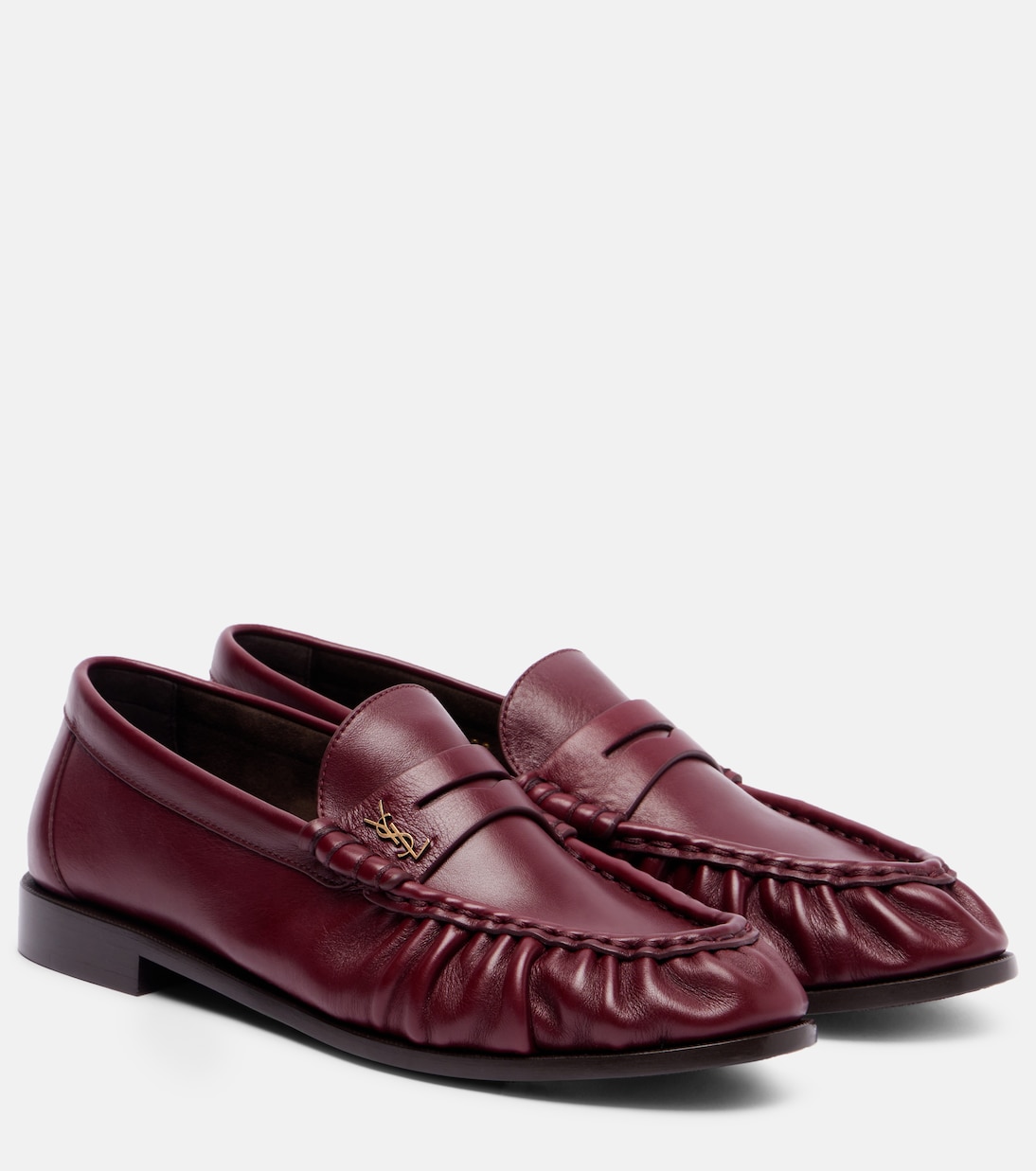 Le Loafer Cassandre leather penny loafers | Saint Laurent