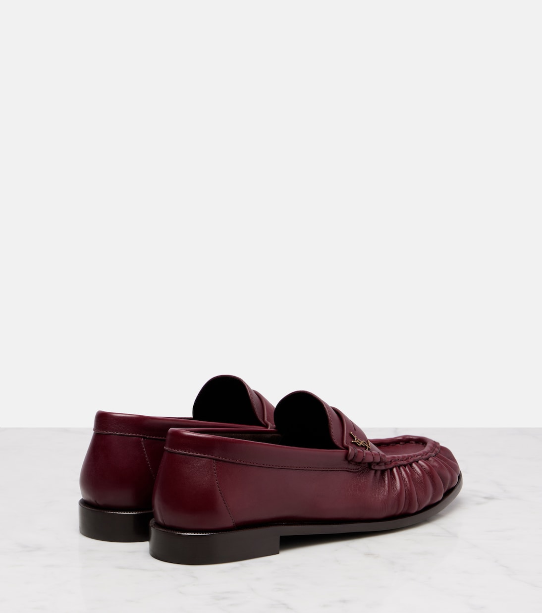 Le Loafer Cassandre leather penny loafers | Saint Laurent