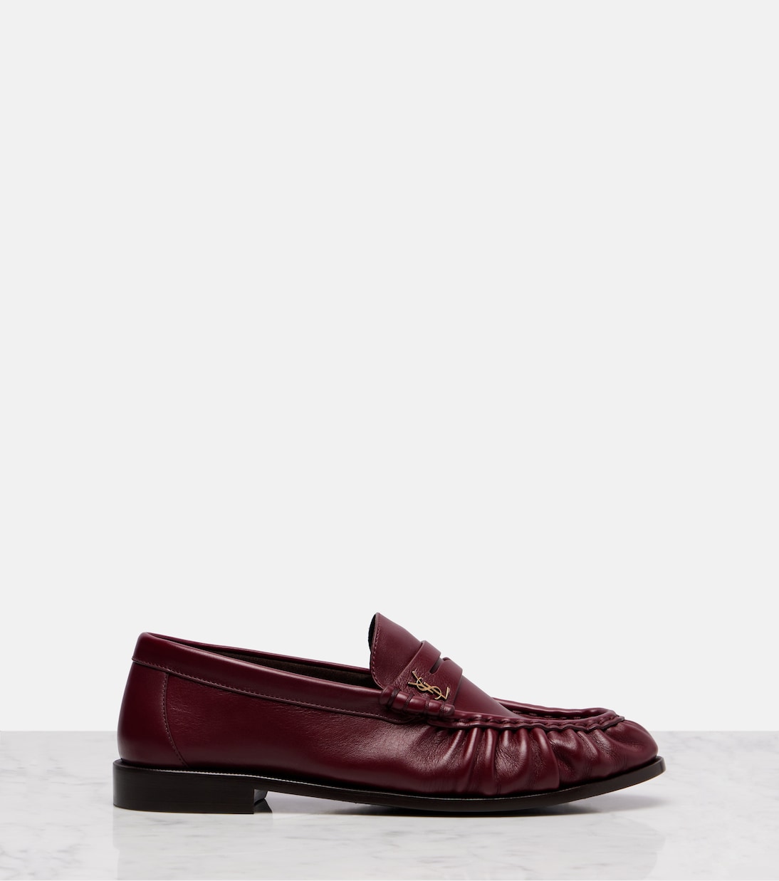 Le Loafer Cassandre leather penny loafers | Saint Laurent