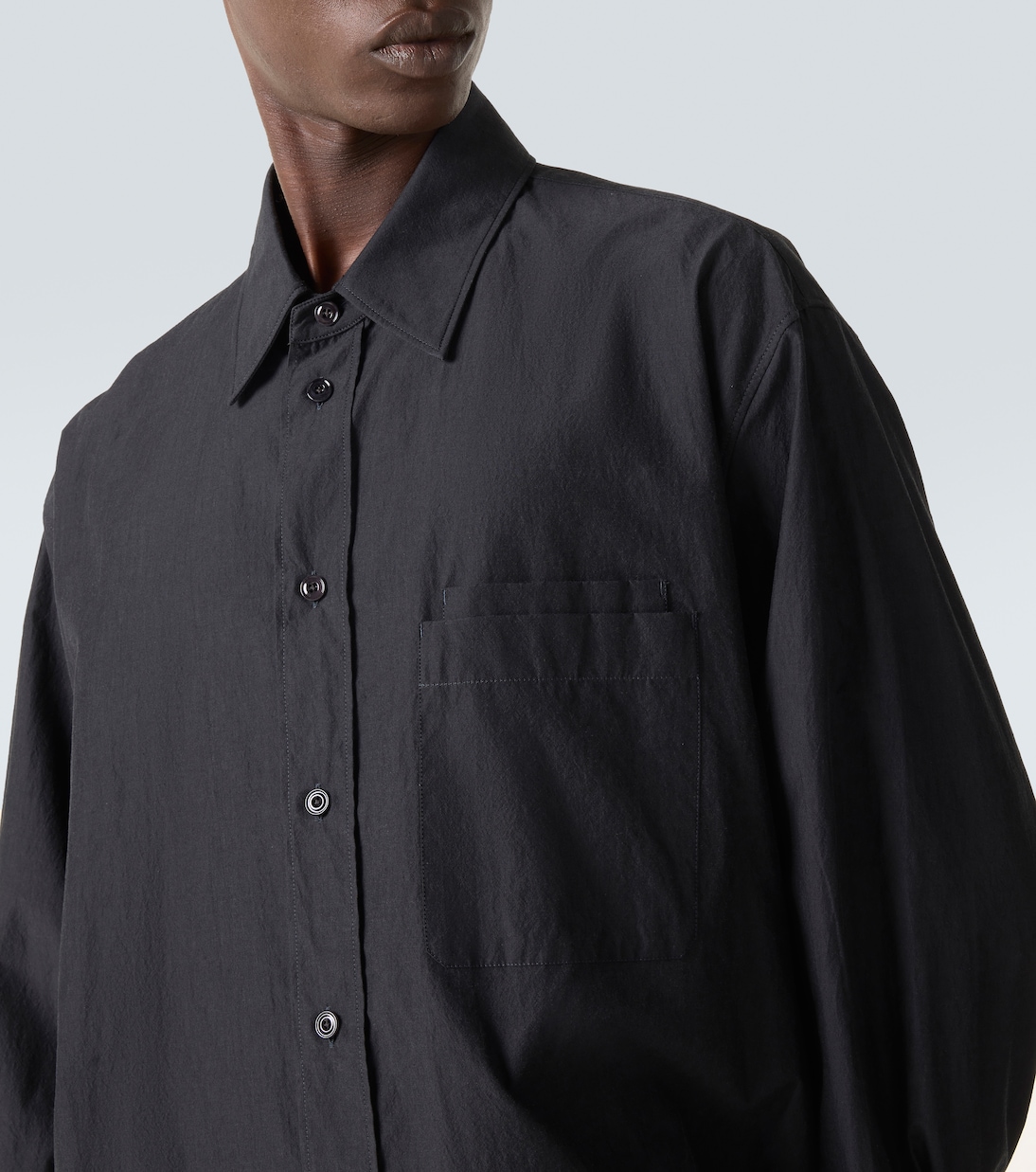Cotton crêpe shirt | Lemaire