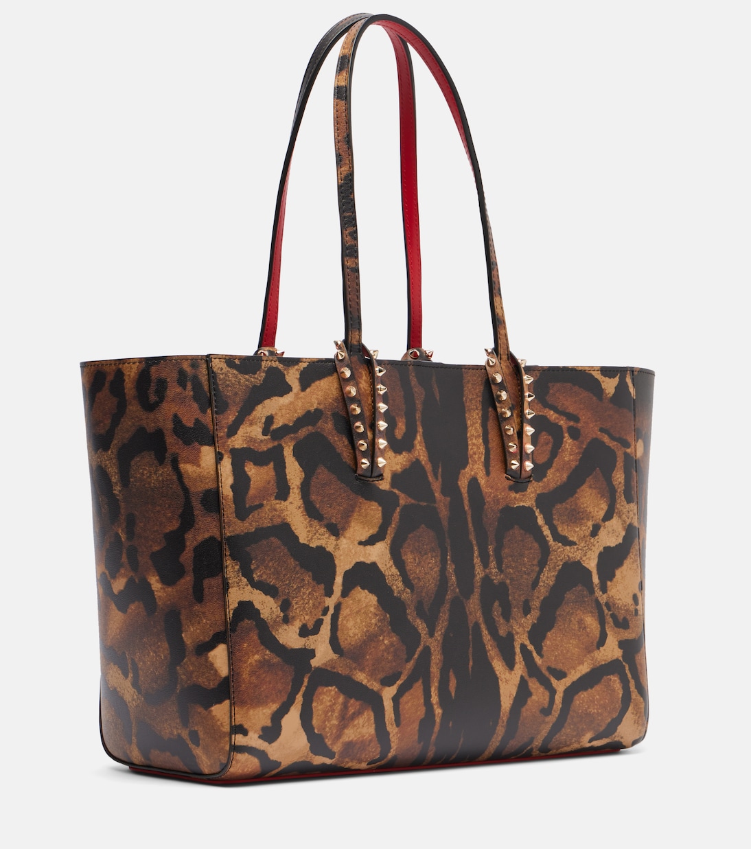 Leopard-print leather shopper | Christian Louboutin