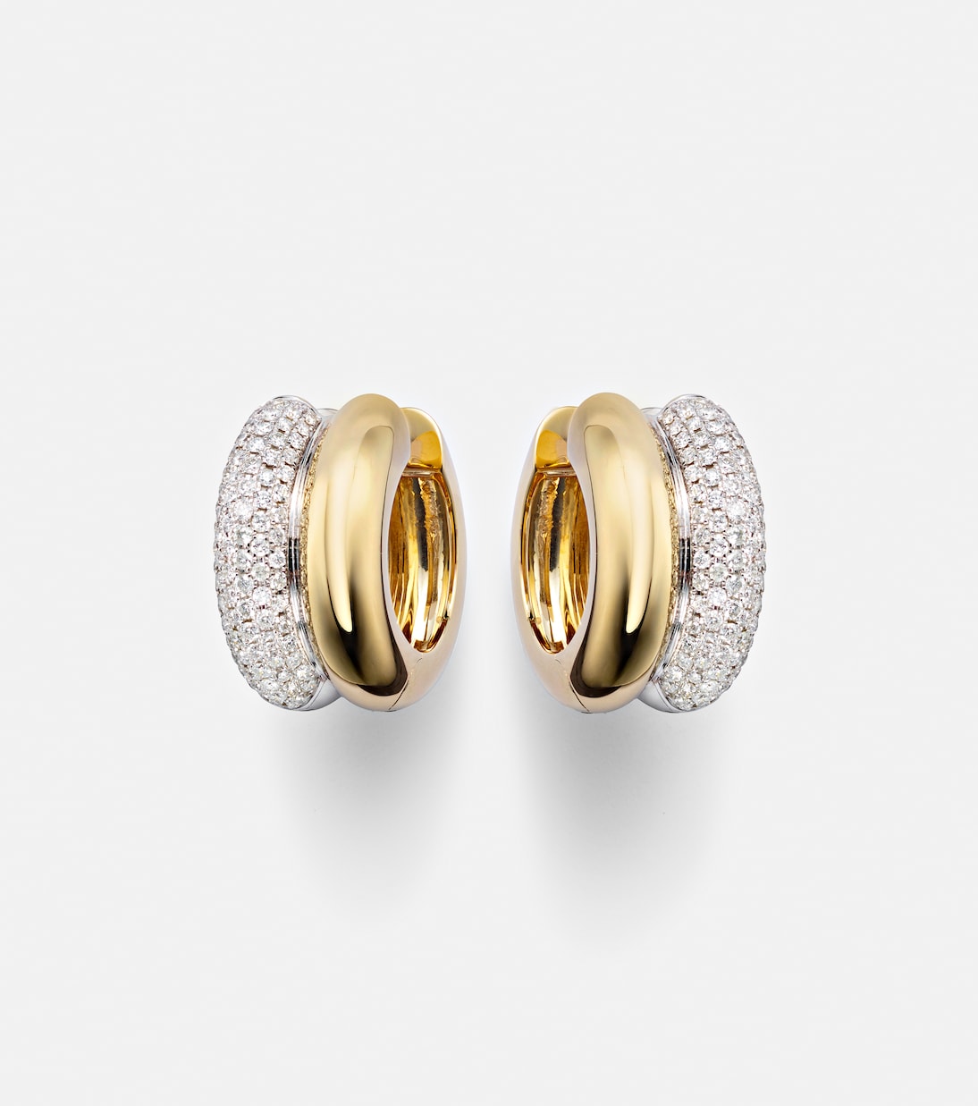 Boucles d'oreilles en or 9 ct et diamants | Yvonne Léon