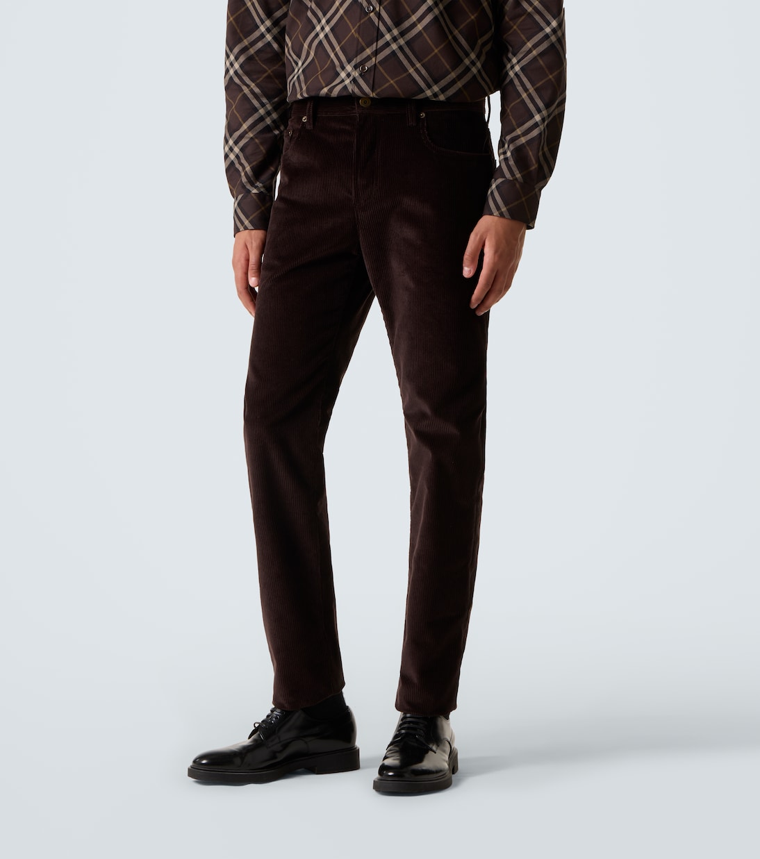 Cotton corduroy slim pants | Burberry