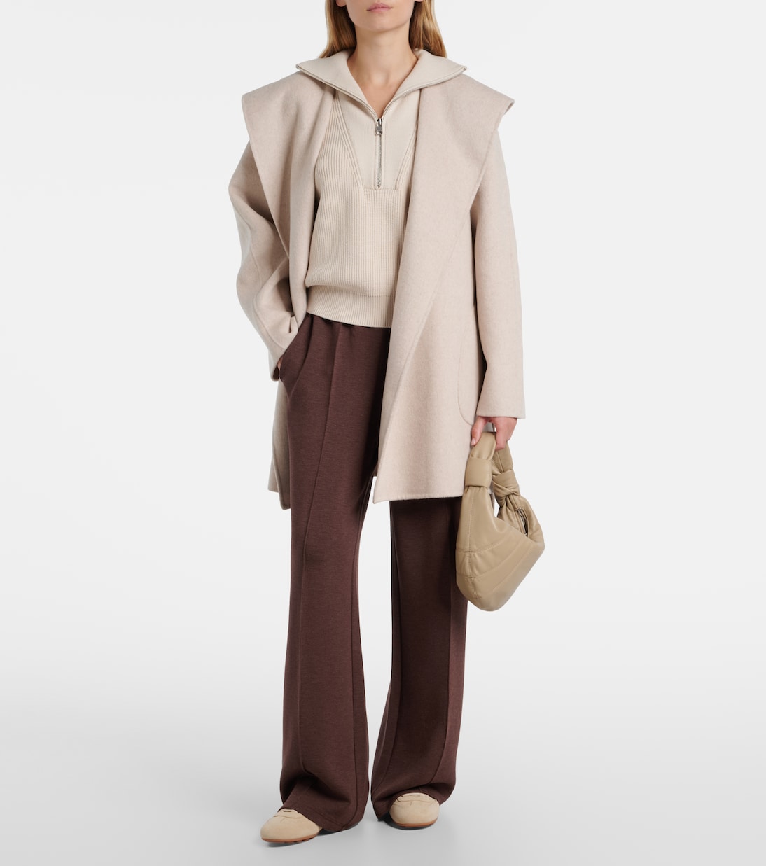 Edgemere wool-blend wrap jacket | Varley