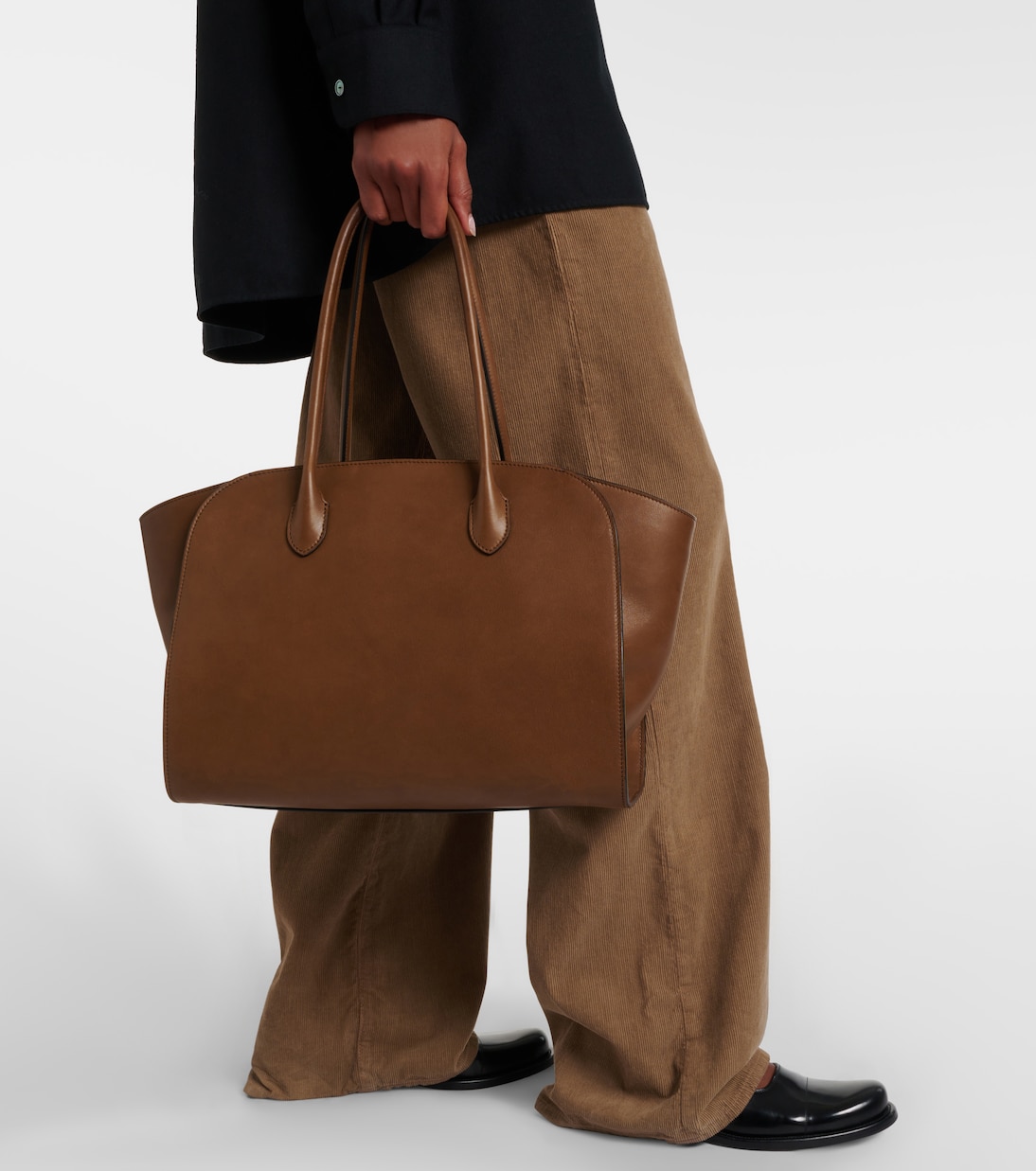 Marlo 14 leather tote bag | The Row