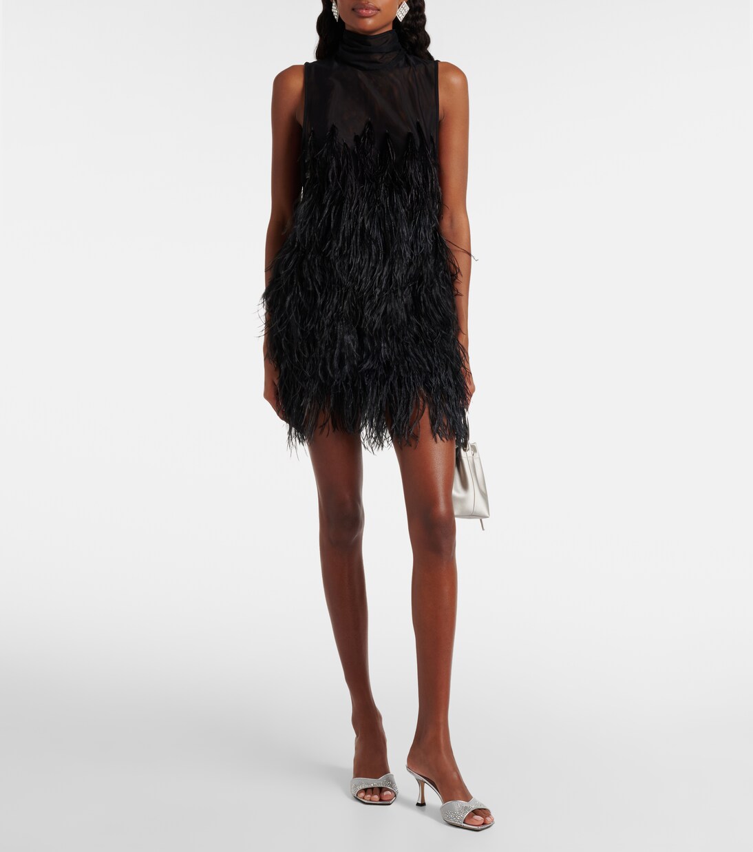 Skye 70 embellished mesh mules | Jimmy Choo