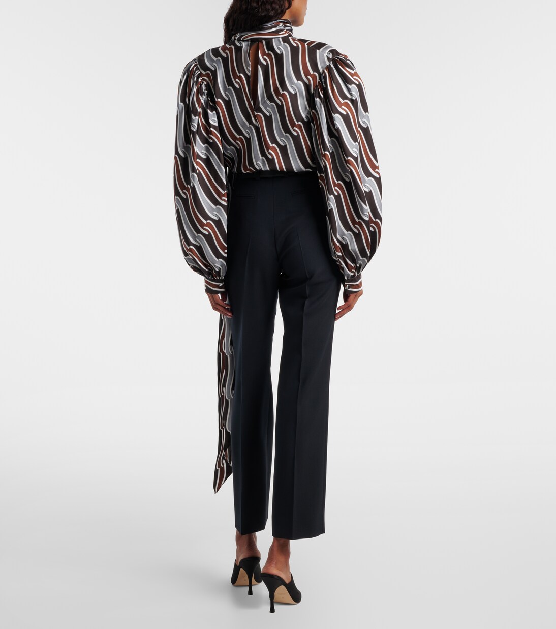 Logo wool straight pants | Gucci