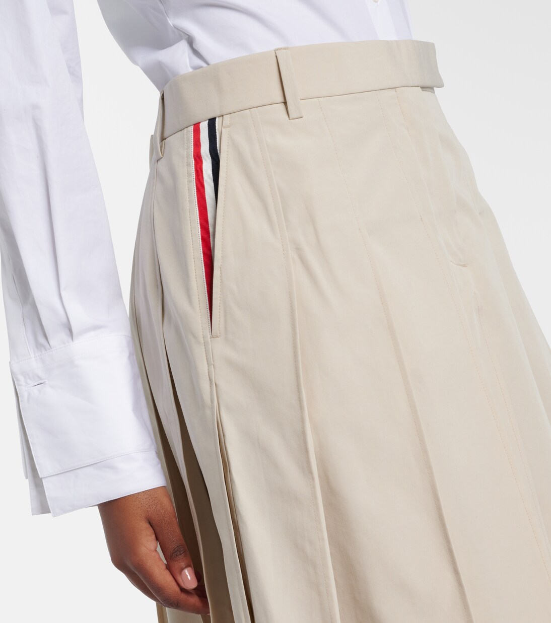 Minirock aus Baumwoll-Twill | Thom Browne