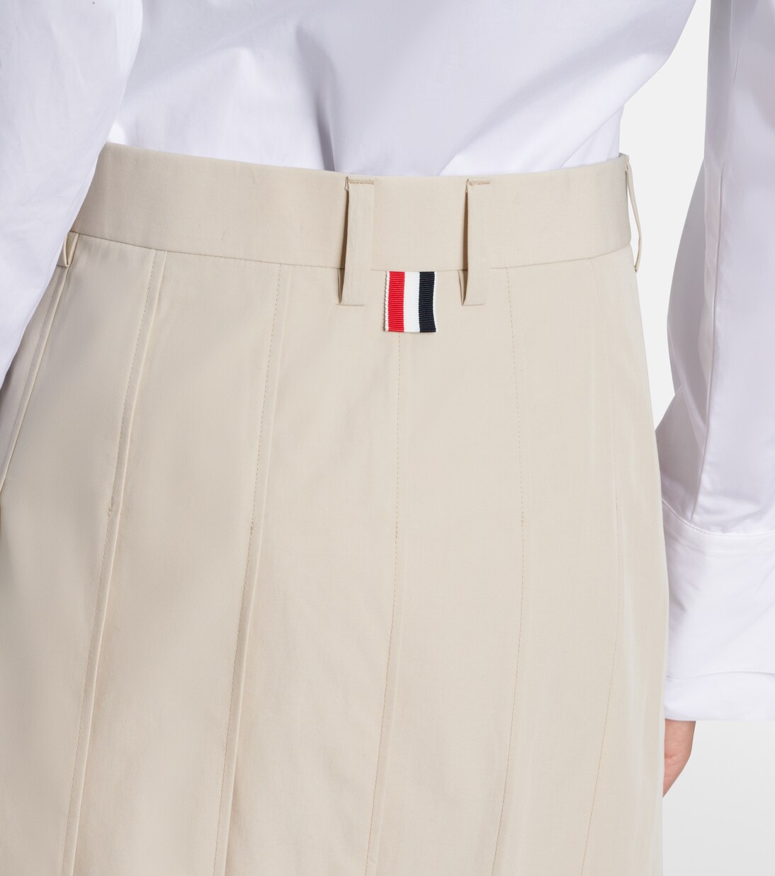 Minirock aus Baumwoll-Twill | Thom Browne