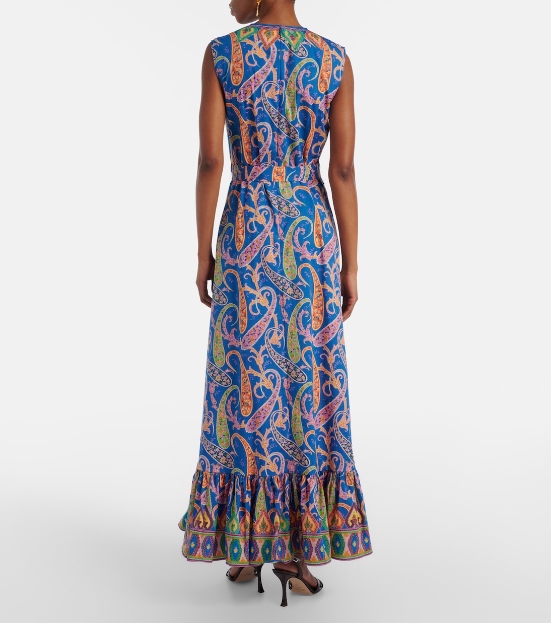 Robe longue en coton mélangé | Etro