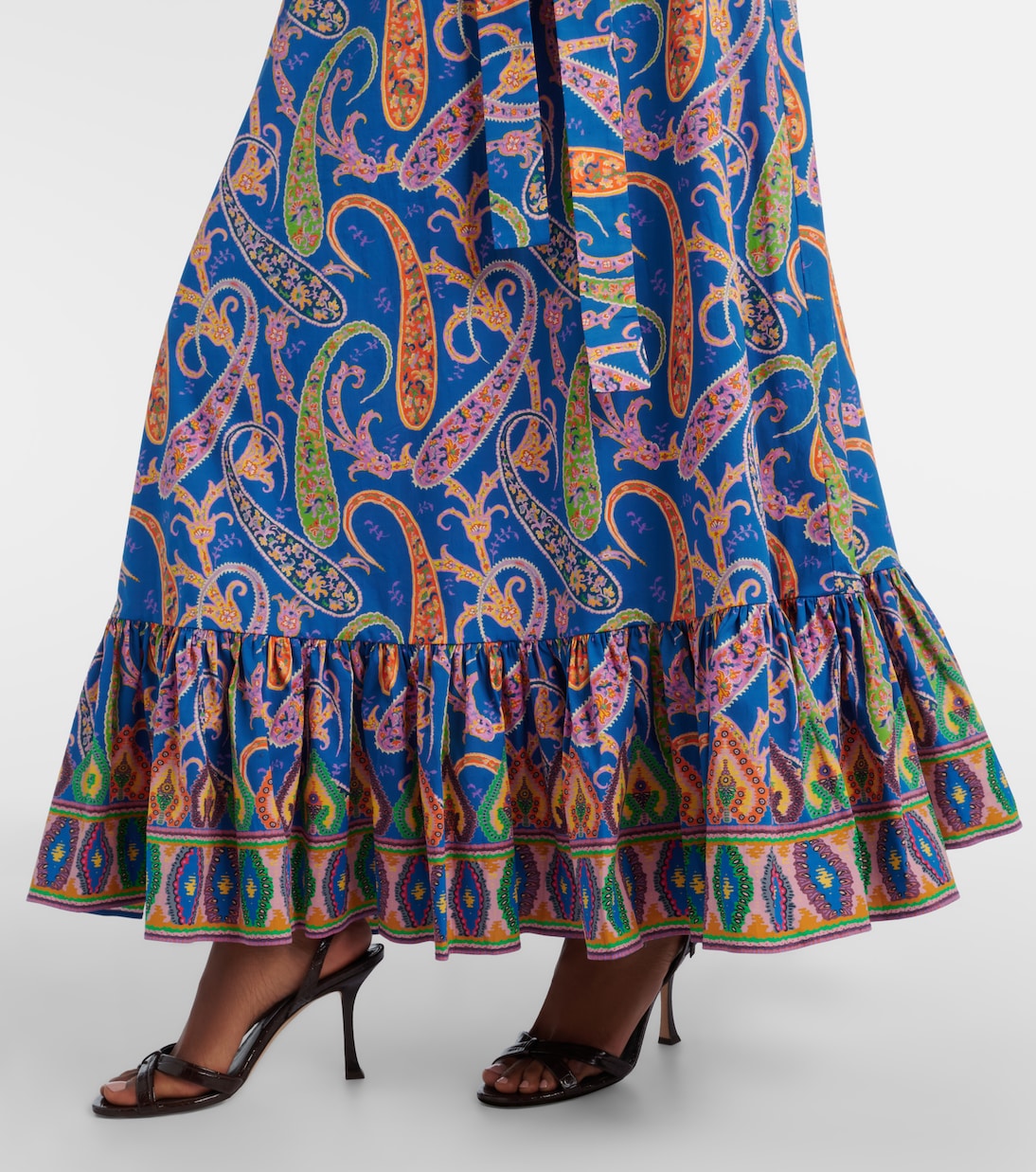 Robe longue en coton mélangé | Etro
