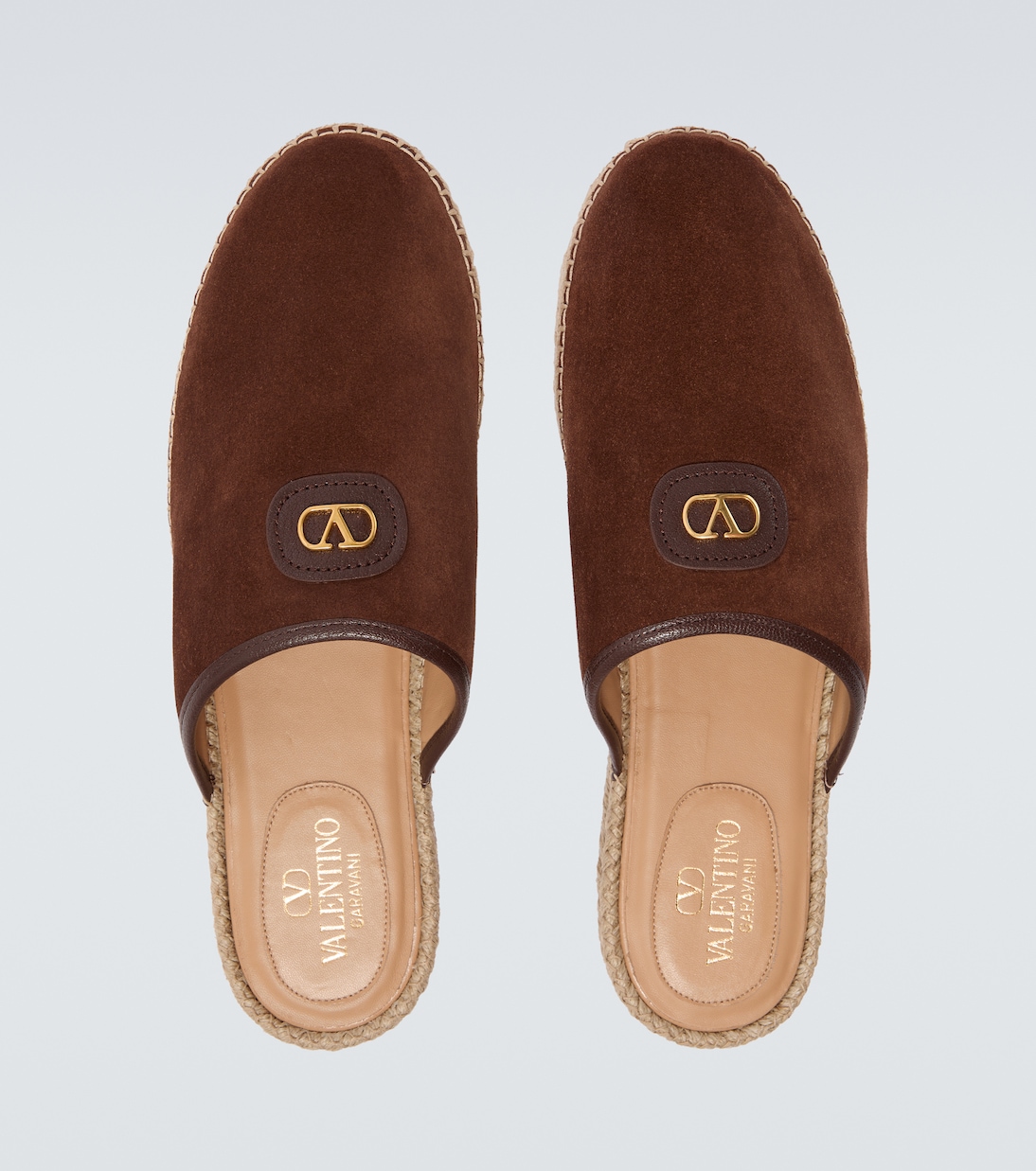 Mules Palm Avenue VLogo en daim | Valentino Garavani