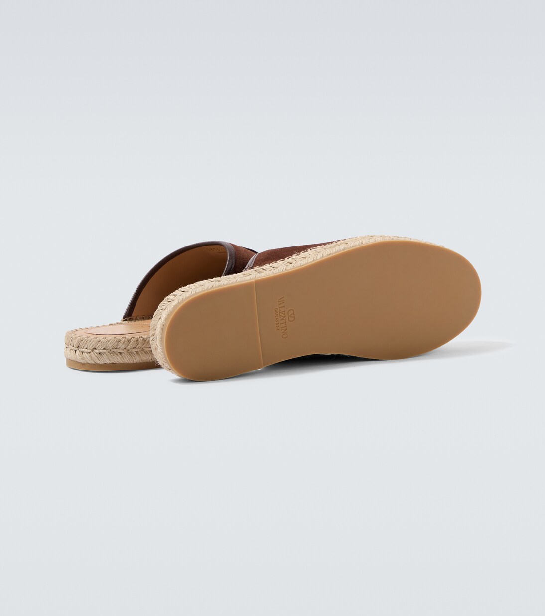 Mules Palm Avenue VLogo en daim | Valentino Garavani