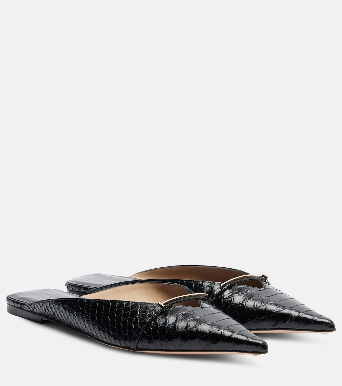 Slippers T Icon aus Leder | Tom Ford